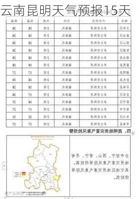 云南昆明天气预报15天-第3张图片-欧景旅游网