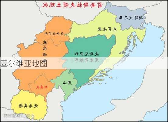 塞尔维亚地图