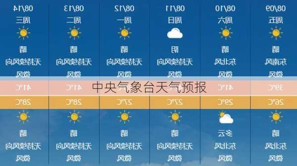 中央气象台天气预报-第3张图片-欧景旅游网