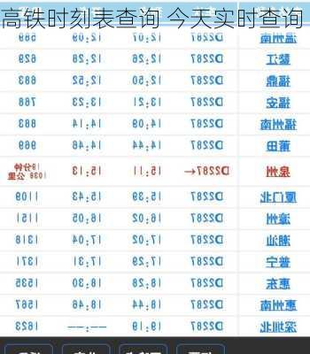 高铁时刻表查询 今天实时查询-第2张图片-欧景旅游网