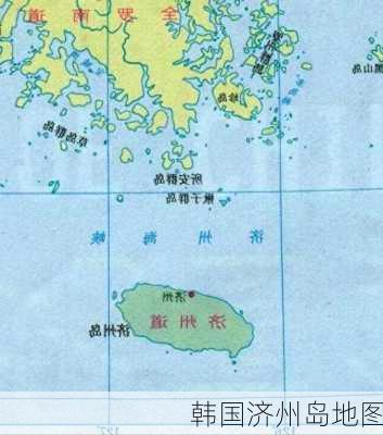 韩国济州岛地图-第2张图片-欧景旅游网