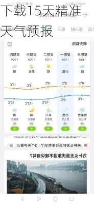 下载15天精准天气预报-第2张图片-欧景旅游网