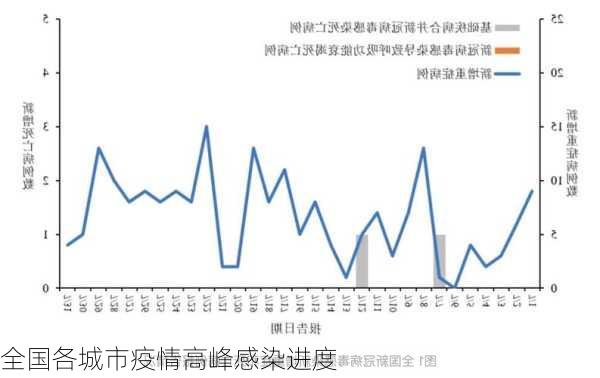 全国各城市疫情高峰感染进度