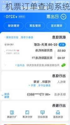 机票订单查询系统-第3张图片-欧景旅游网