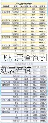 飞机票查询时刻表查询-第3张图片-欧景旅游网