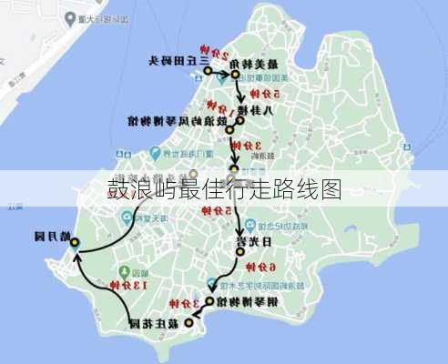 鼓浪屿最佳行走路线图