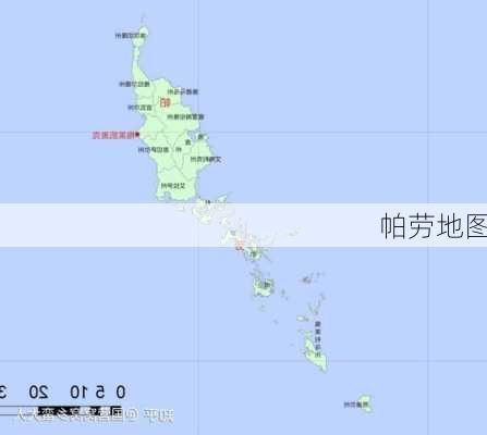 帕劳地图-第2张图片-欧景旅游网