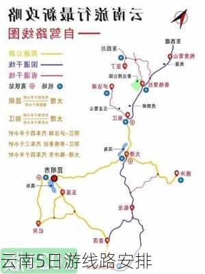 云南5日游线路安排