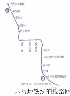 六号地铁线的线路图-第1张图片-欧景旅游网