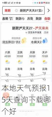 本地天气预报15天查询下载哪个好-第3张图片-欧景旅游网