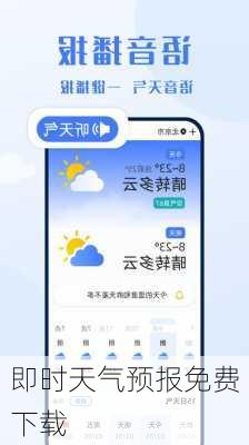 即时天气预报免费下载-第1张图片-欧景旅游网
